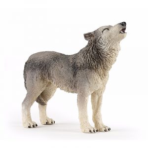 Huilende wolf speeldiertje 9 cm