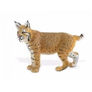 Speelgoed nep rode lynx 7 cm
