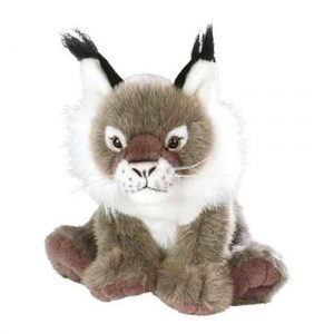 Pluche knuffel Europese lynx 30 cm