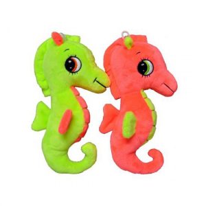 Oranje zeepaardje knuffel 20 cm
