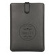 Leren iPad hoes met naam - Zwart - iPad Mini