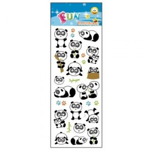 Kinder stickers pandas