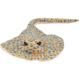 Bruine pijlstaartrog vissen knuffels 55 cm knuffeldieren