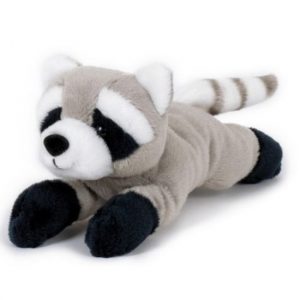Pluche grijze wasberen knuffels 13 cm knuffeldieren