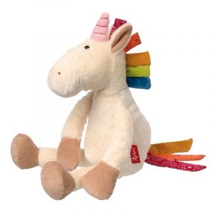 Sigikid knuffeldier witte unicorn 35 cm