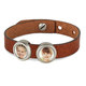 Slider armband - Bruin - 2 foto&apos;s