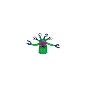 Groen monster vingerpopje