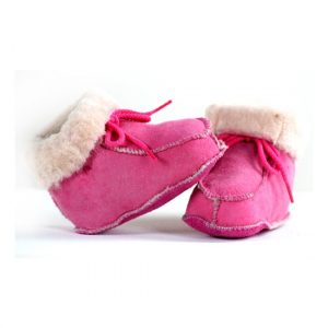 Baby slofjes in roze kleur