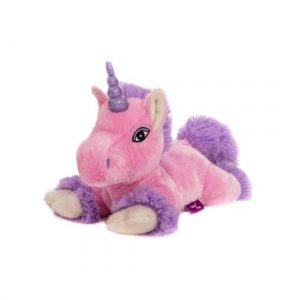 Opwarmbare knuffel roze eenhoorn 18 cm