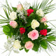 Bloemen - Boeket Rozen Roze-Wit