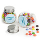 Chocosnoepjes in glazen potje - 10 stuks