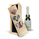 Champagne in bedrukte kist - Moët & Chandon Ice Imperial (750ml)