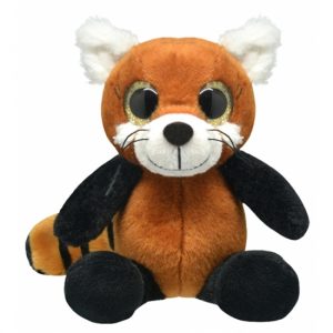 Pluche rode panda knuffeldier 30 cm