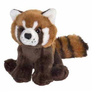 Pluche knuffel rode panda 18 cm
