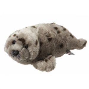 Grijze knuffel zeehond 40 cm