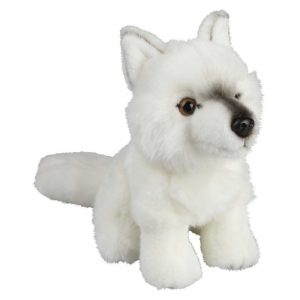Witte wolven knuffels 18 cm knuffeldieren
