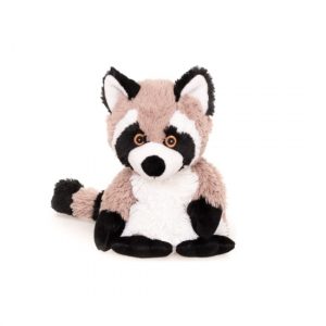 Opwarmbare knuffel wasbeer 18 cm