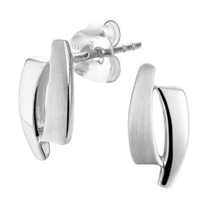 TFT Oorknoppen Poli/mat Zilver Gerhodineerd Mat Glanzend 13 mm x 6.5 mm