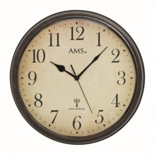 AMS 5962 Wandklok Stationsklok Zendergestuurd 32 cm ø