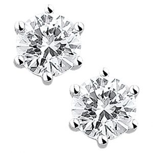 TFT Oorknoppen Zirkonia Zilver Glanzend