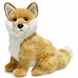 Zittende knuffel vos 25 cm