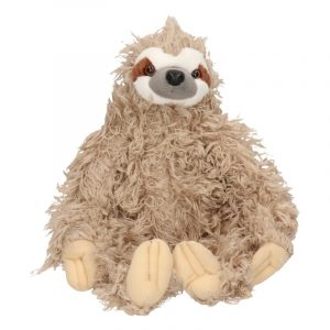 Pluche grijze luiaards 30 cm