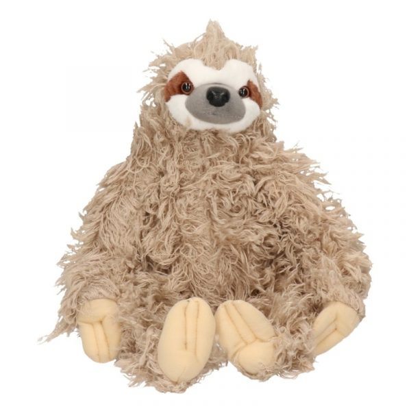 Pluche grijze luiaards 30 cm