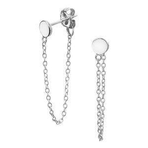 TFT Oorhangers Zilver Gerhodineerd Glanzend