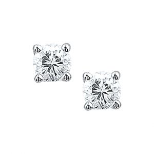 TFT Oorknoppen Zirkonia Zilver Glanzend
