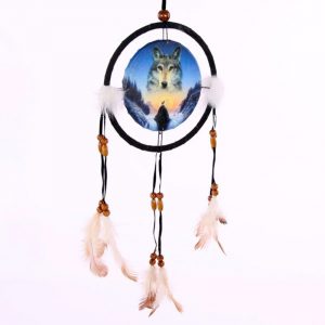 Wolven dromenvangers 16 cm
