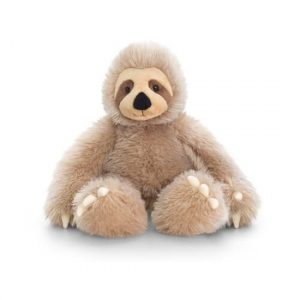 Pluche luiaard knuffeldier bruin 26 cm