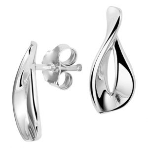 TFT Oorknoppen Zilver Gerhodineerd Glanzend 15 mm x 6.5 mm
