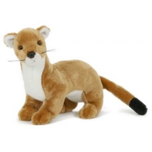 Pluche speelgoed wezel knuffeldier 23 cm
