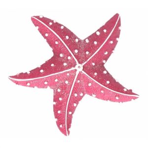 Magneet zeester roze 7.5 cm
