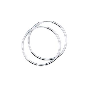 TFT Creolen Ronde Buis Zilver Glanzend 2 mm x 26 mm
