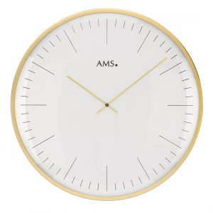 AMS 9541 Wandklok goudkleurig 40 cm ø
