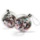 Kerstbal - Transparant (2 stuks)