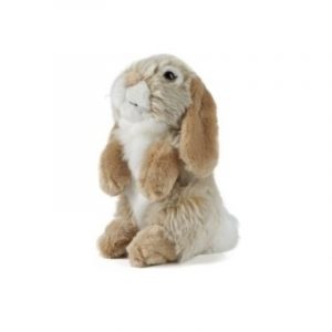 Pluche bruine konijn knuffel 19 cm knuffeldieren