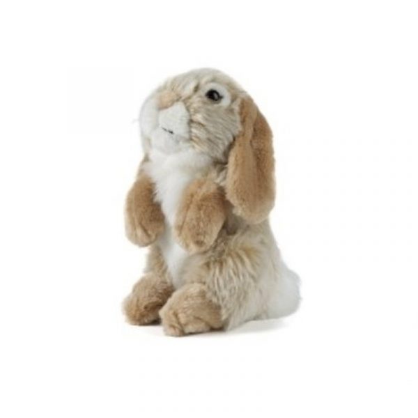 Pluche bruine konijn knuffel 19 cm knuffeldieren