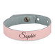Leren armband - Meisjes - Roze