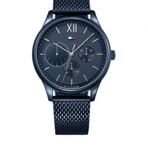 Tommy Hilfiger TH1791421 Horloge Damon staal blauw 44 mm