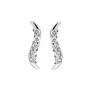 TFT Oorknoppen Zirkonia Zilver Glanzend 13 mm x 3 mm