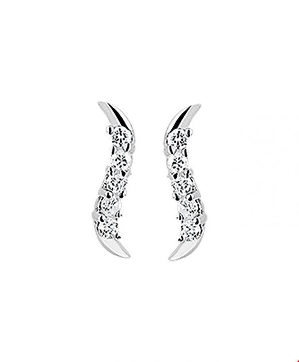 TFT Oorknoppen Zirkonia Zilver Glanzend 13 mm x 3 mm
