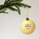 Kerstbal - Glas - Goud (2 stuks)