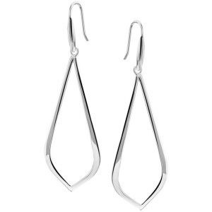 TFT Oorhangers Zilver Gerhodineerd Glanzend 64 mm x 18 mm