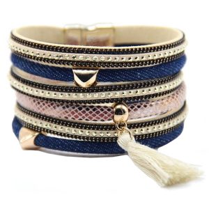 Bohemian Ibiza armband Goud Jeans