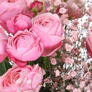 Zachtroze trosrozen boeket | Rozen online bestellen & versturen | Surprose.nl