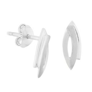 TFT Oorknoppen Poli/mat Zilver Gerhodineerd Mat Glanzend 12 mm x 5 mm