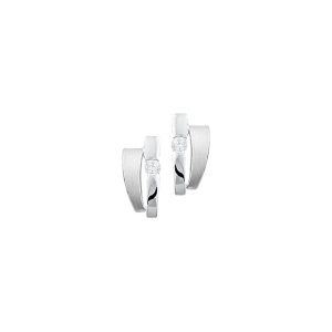 TFT Oorknoppen Zirkonia Poli/mat Zilver Gerhodineerd Mat Glanzend 13.5 mm x 6.5 mm