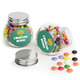 Chocosnoepjes in glazen potje - 60 stuks